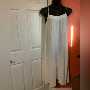 Nation ltd boutique white gauze dress medium